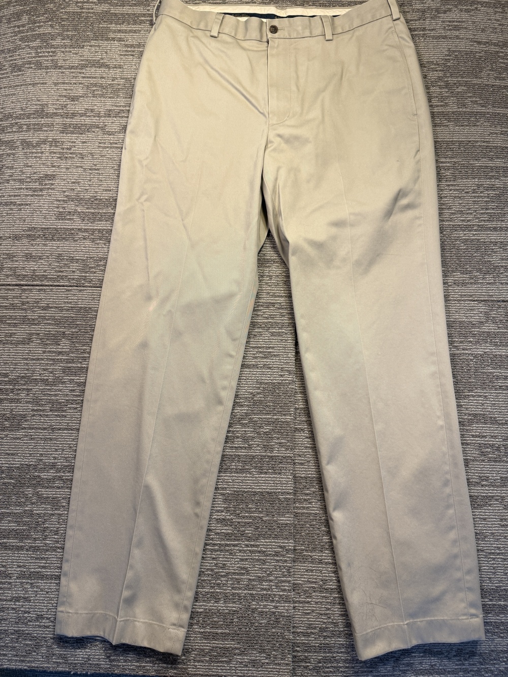 Brooks Brothers Pants Mens 35x32 Beige Clark Fit Advantage Chino Casual Business